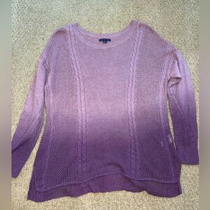 American Eagle Outfitters Lavender Ombre Sweater